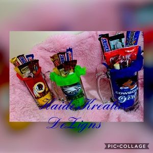 Beer mugs coffee mugs with treats